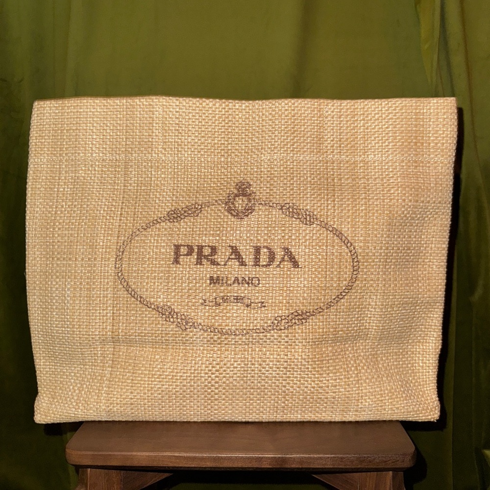 Prada Raffia Tote - Picture 2 of 5